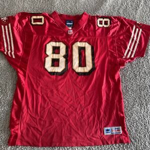 Vintage 2000 Authentic Adidas Jerry Rice NFL San Francisco 49ers Jersey 54 RARE